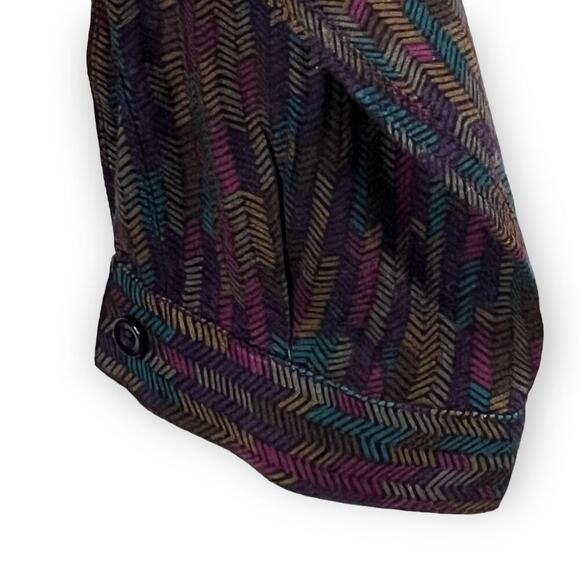 Diane Von Furstenberg Women’s Blouse Top Purple Vintage 70s Size 8 - Picture 6 of 9